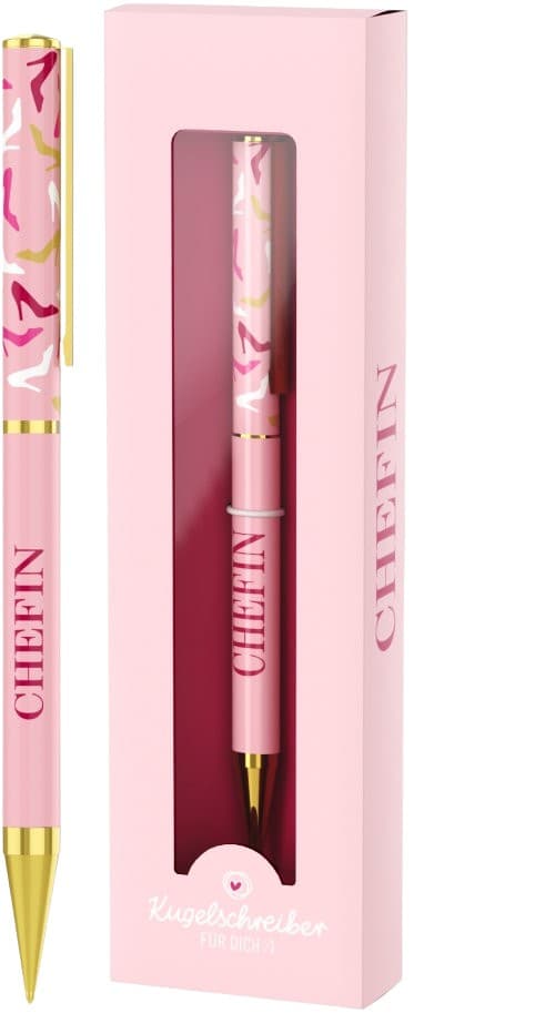 Geschenk für Dich Kugelschreiber Chefin