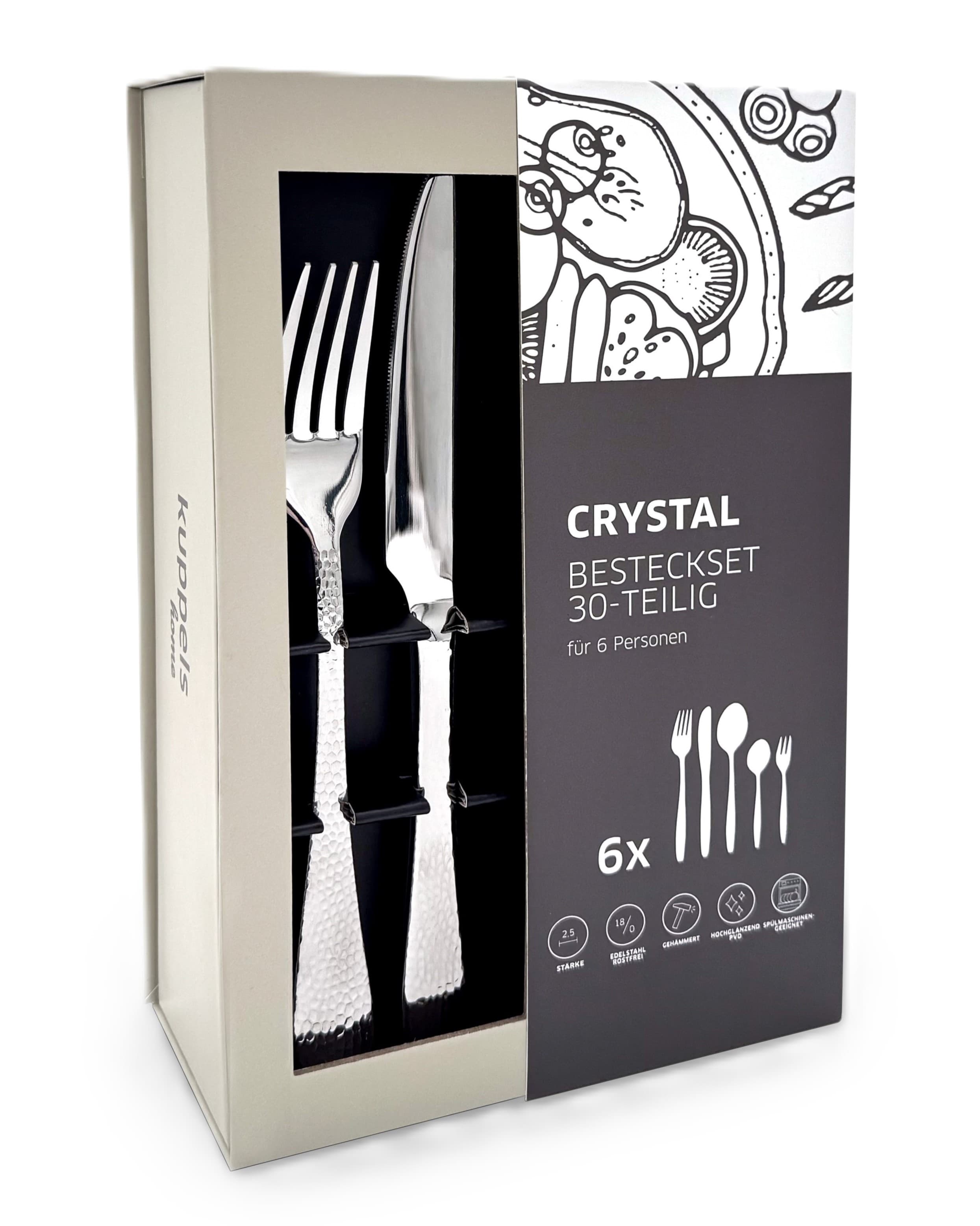 kuppels Besteckset CRYSTAL 30-tlg.