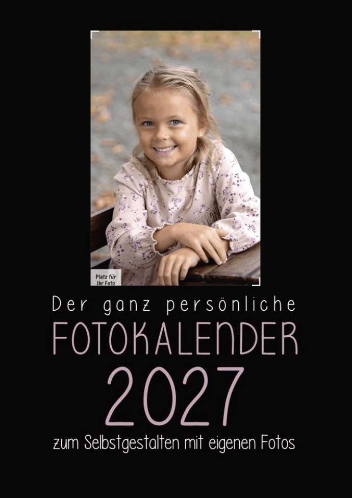 Müller Fotokalender zum Selbstgestalten 29,5 x 21cm