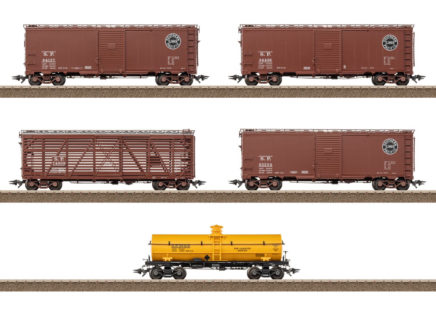 TRIX T24915 H0 Güterwagen-Set Southern Pacific