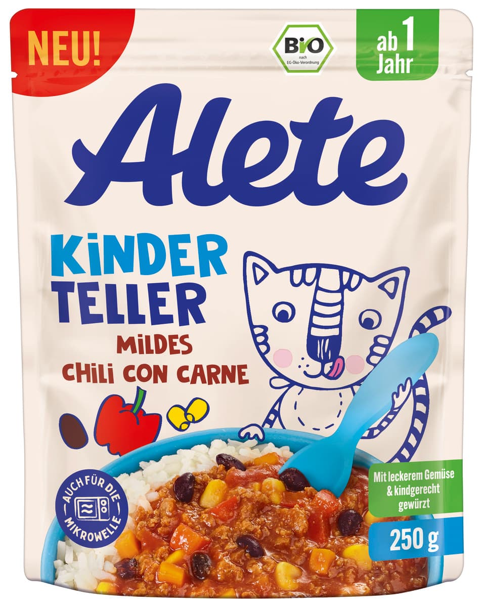 ALETE Bio Kinderteller Chili con Carne