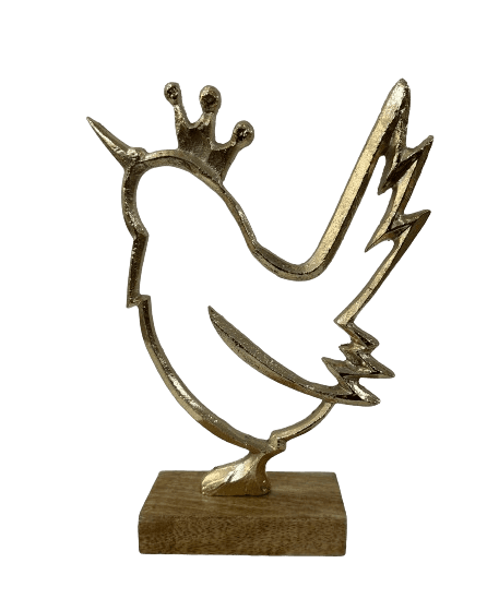 Vogel mit Krone