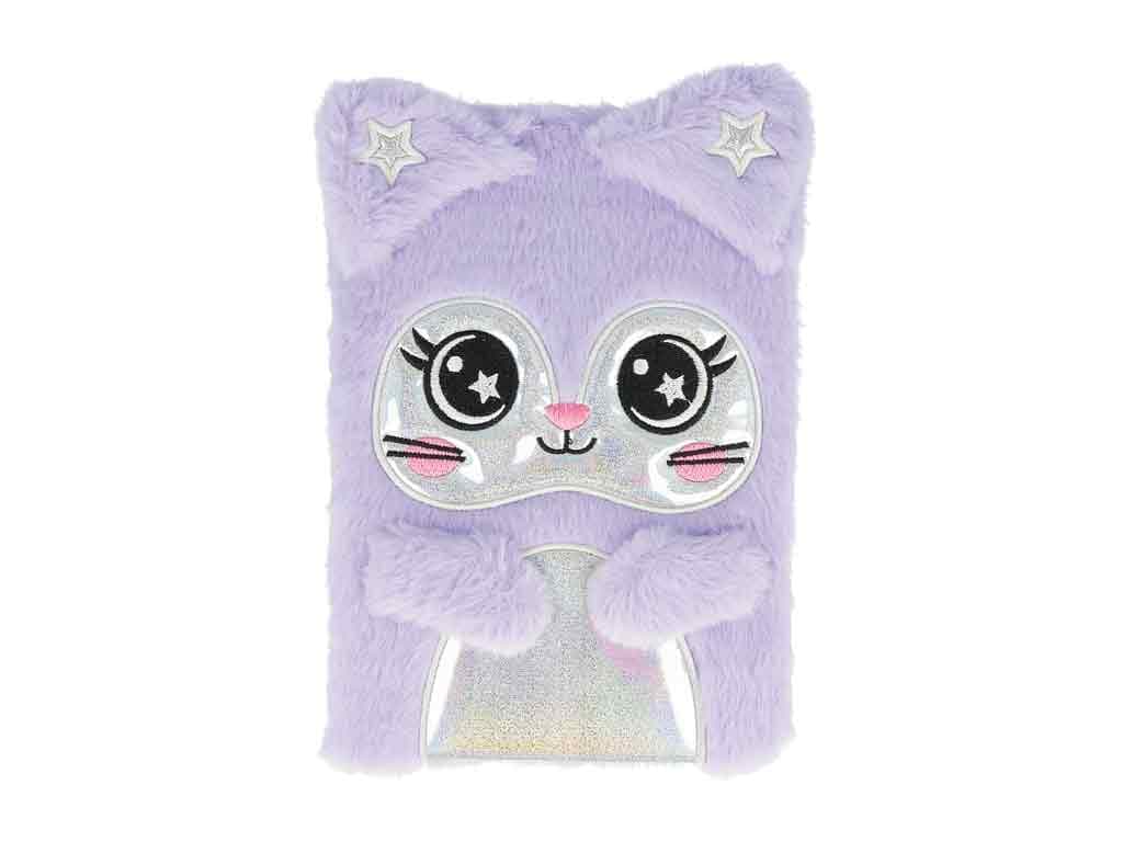 A5 Notizbuch Katze lila