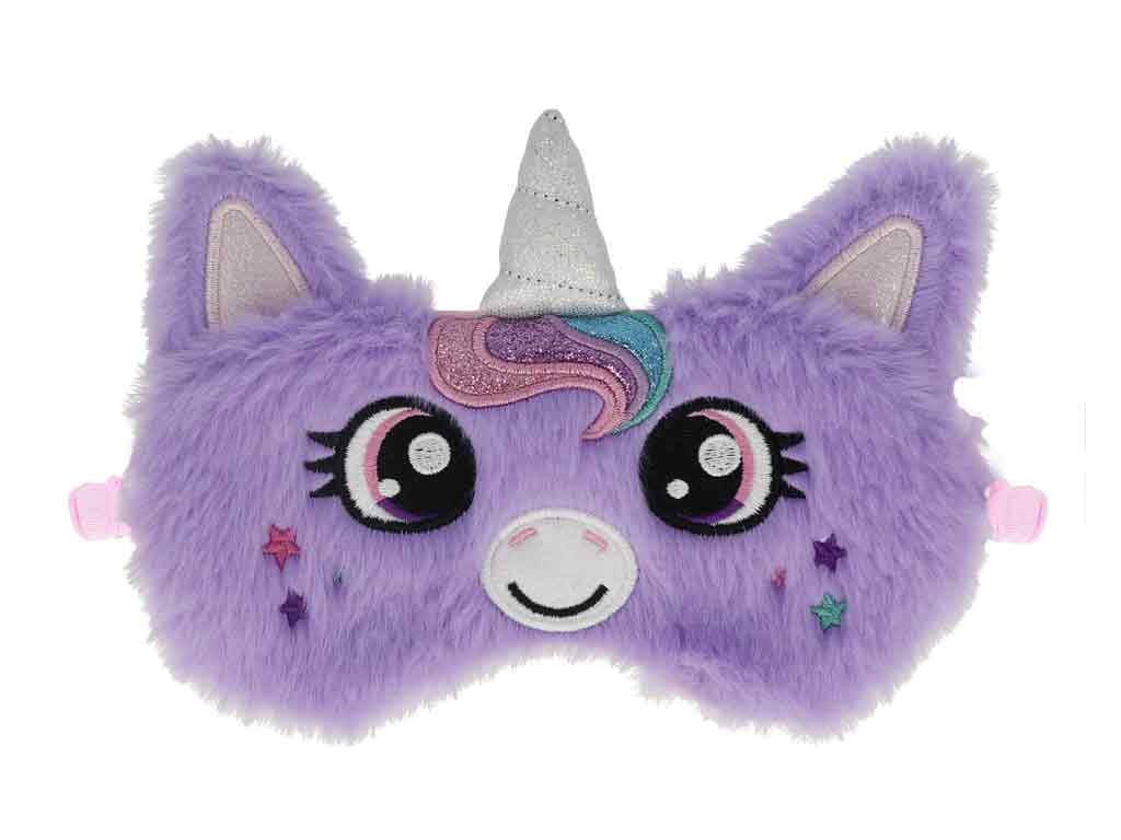 Schlafmaske Cutie Einhorn lila