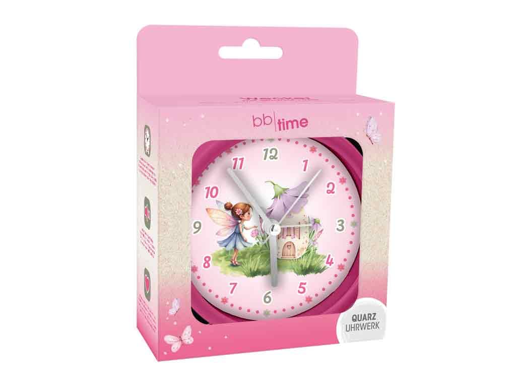 Wecker mit Quarzuhrwerk Fee fuchsia