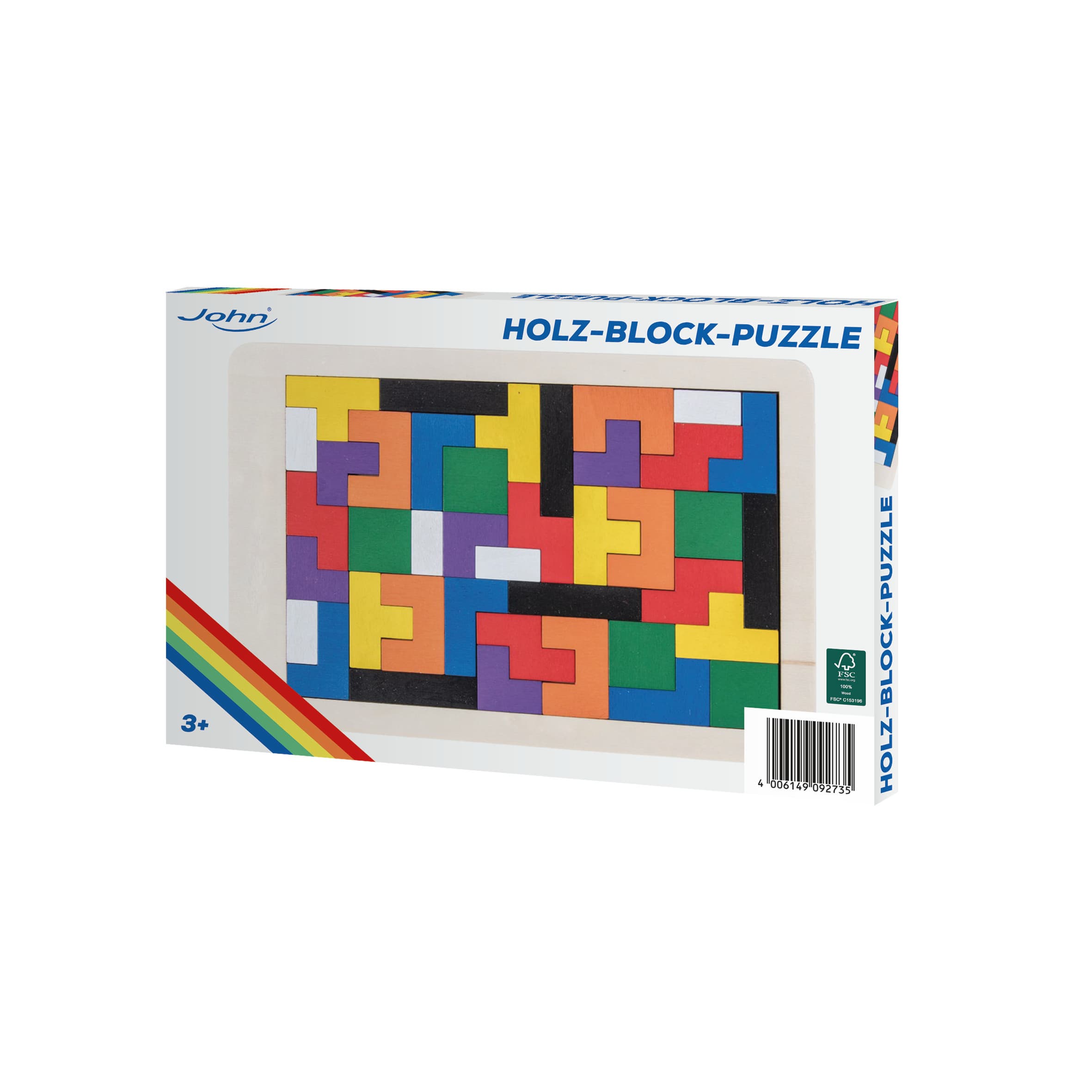 John Holz Block Puzzle,  40 Teile