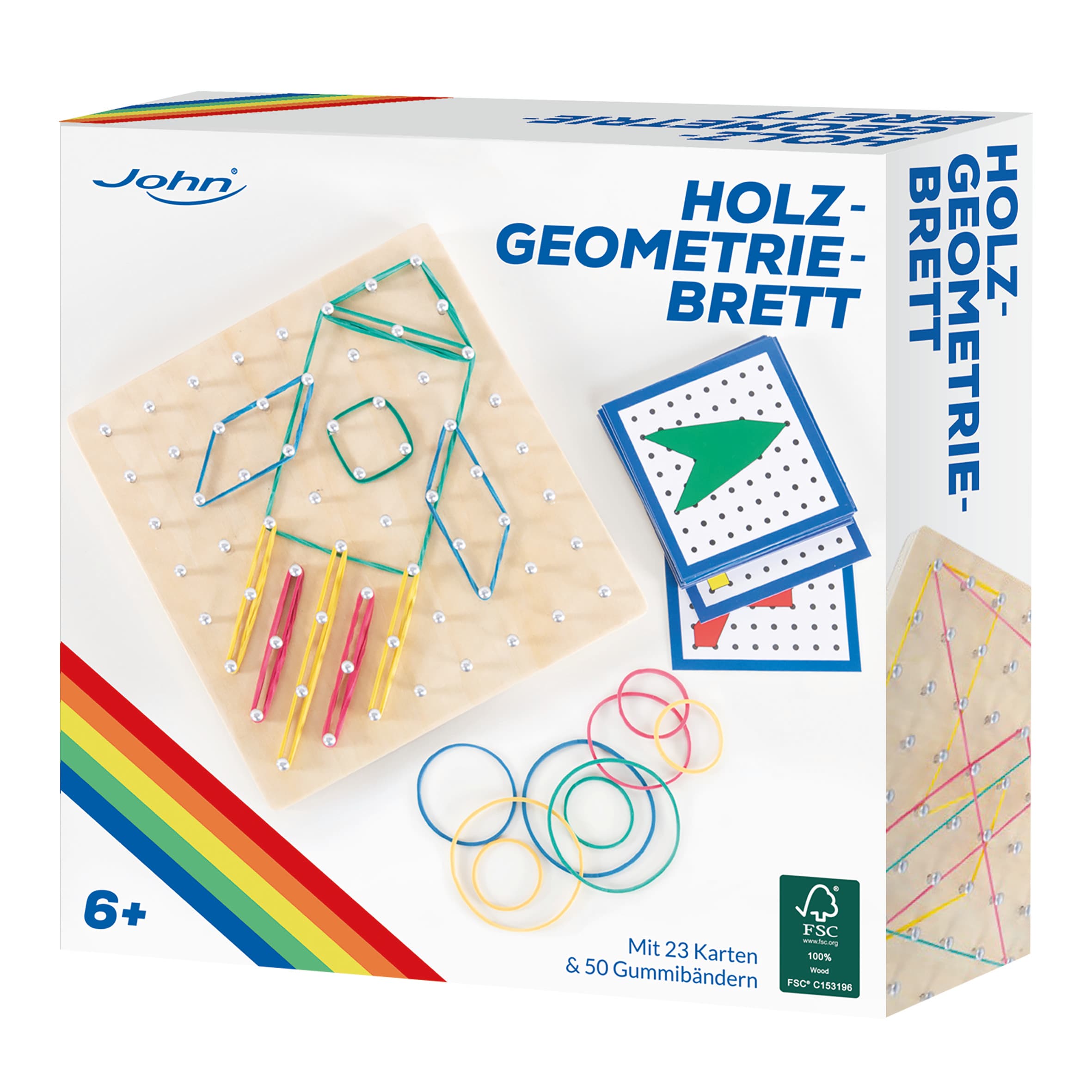 John Holz-Geometriebrett, 15 x 15 x 1,5 cm