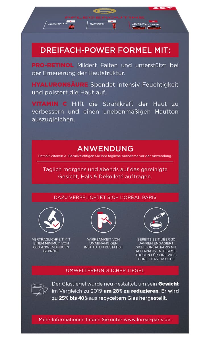 Produktbild L'Oréal Paris Revitalift Laser x3 Tagcreme+Nachtcreme Geschenkset 2 von 12