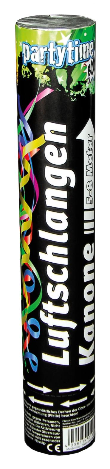 PARTYTIME BOOM - Papier Luftschlangen Kanone 30 cm
