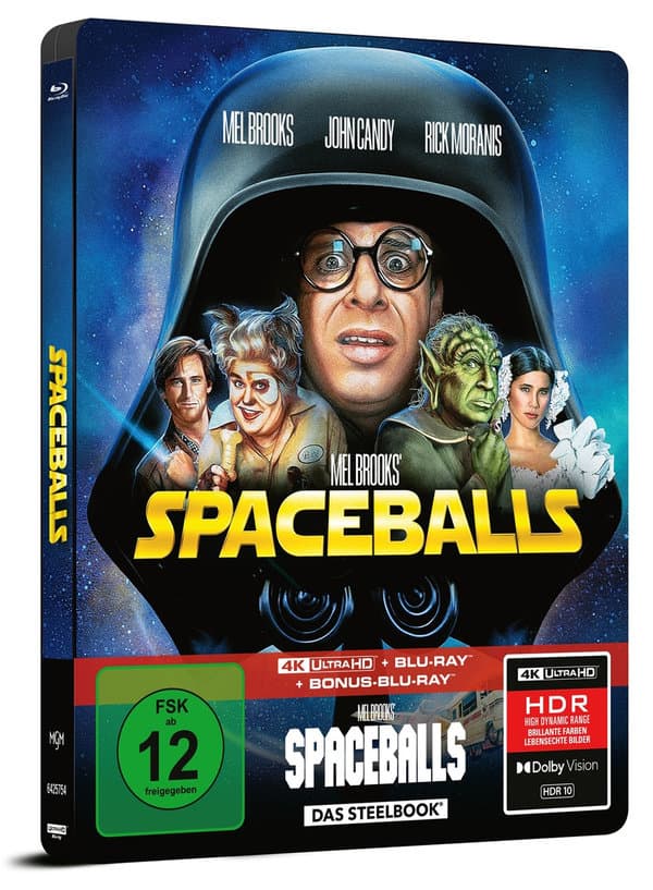 Spaceballs - Mel Brooks’ verrückte Raumfahrt - Limitiertes 3-Disc-SteelBook® (4K Ultra HD + Blu-ray + Bonus-Blu-ray)