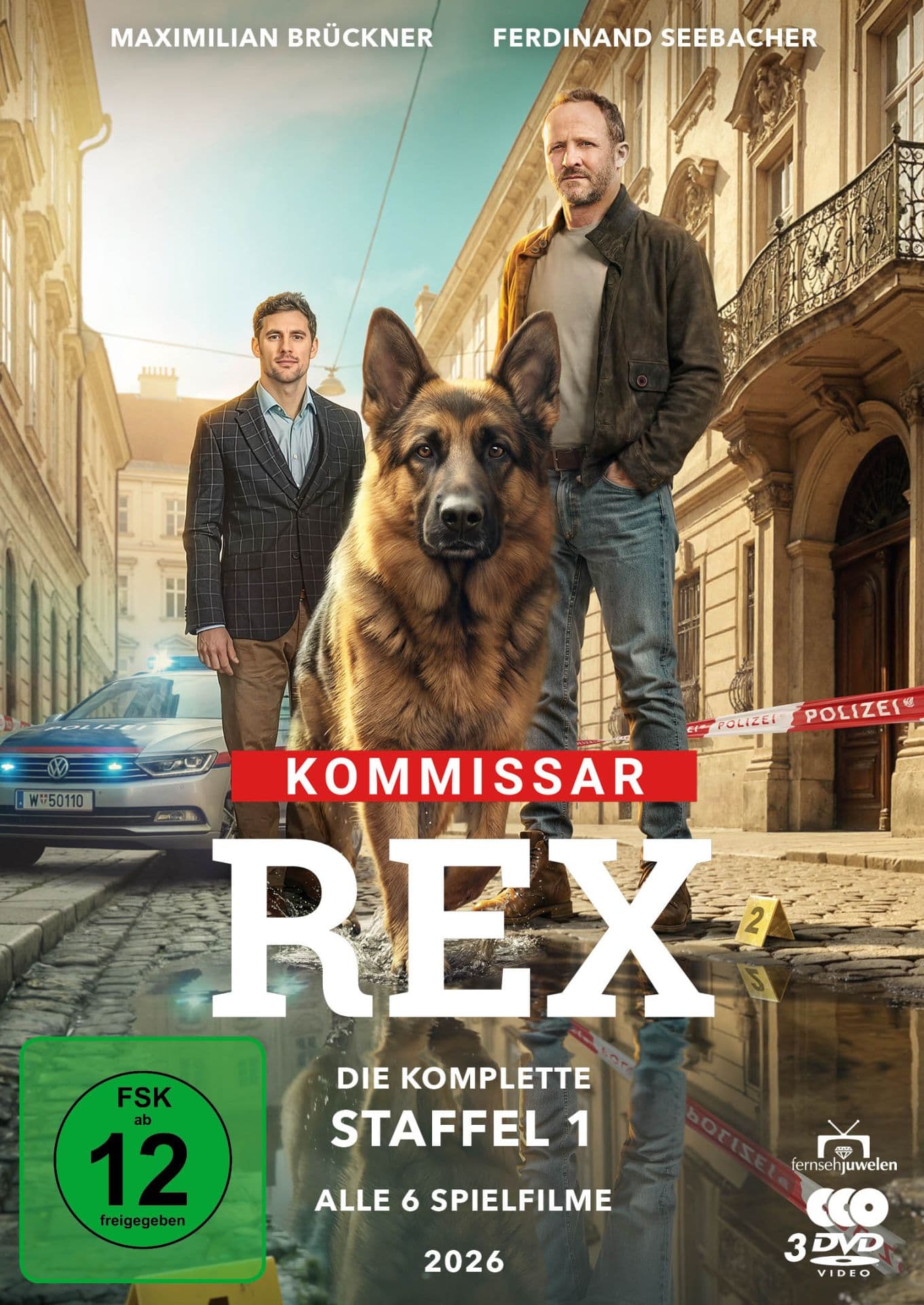 Kommissar Rex (2026) - Die komplette 1. Staffel [3 DVDs]