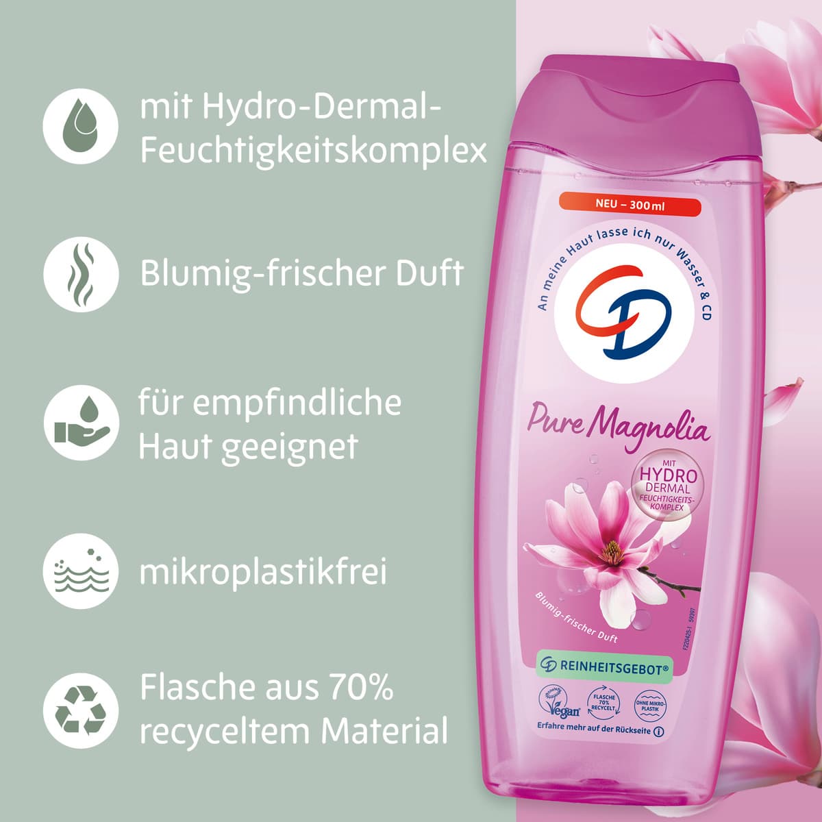 Produktbild CD Duschgel Pure Magnolia  3 von 5