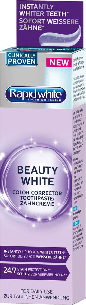 Rapid White Zahncreme Beauty White
