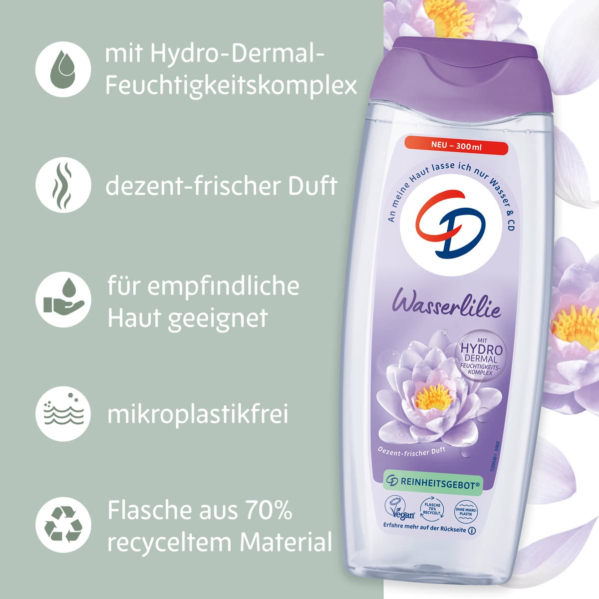 Produktbild CD Duschgel Wasserlilie 3 von 5