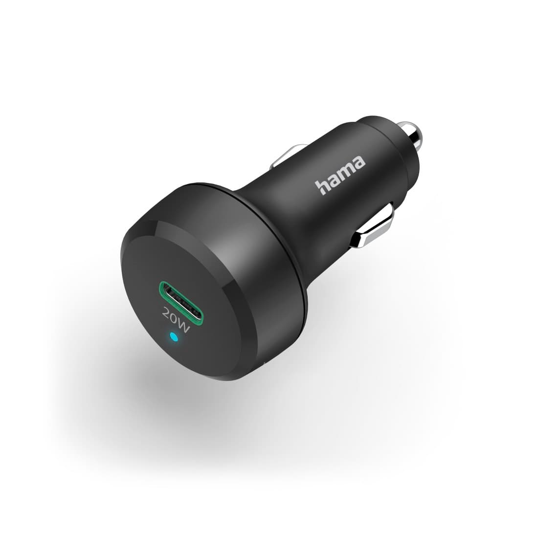 HAMA Auto-Schnellladegerät, USB-C, PD, 20 W, Schwarz