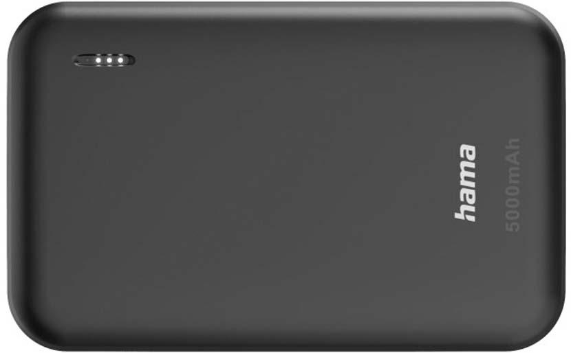 Produktbild HAMA Power Pack "Pocket 5", 5000mAh, Ausgänge: 2x USB-A, Anthrazit 3 von 3