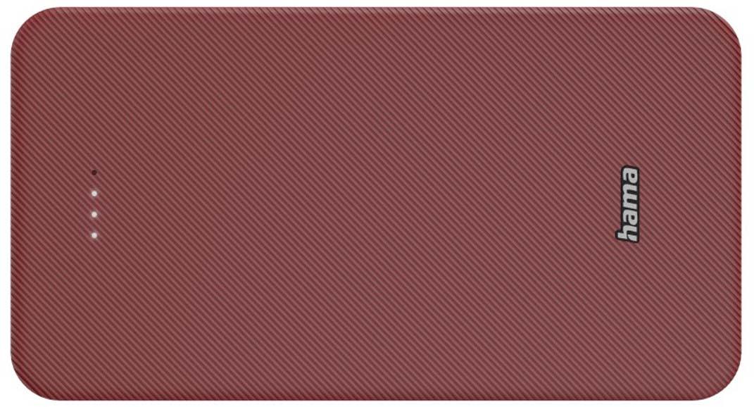 Produktbild HAMA Power Pack "Colour 20", 20000mAh, 2 Ausgänge: USB-C, USB-A, Rot 3 von 3