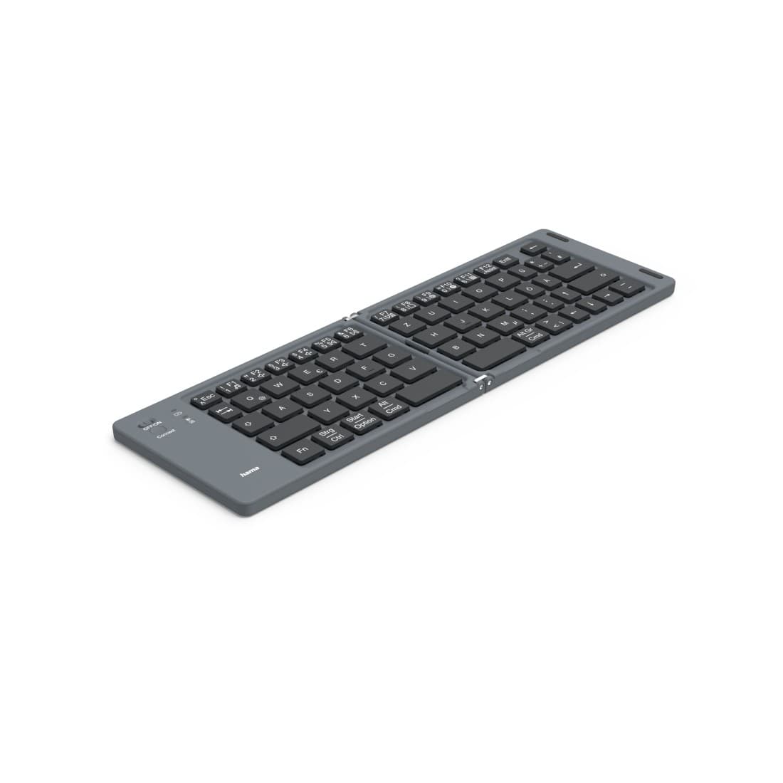HAMA Bluetooth®-Mini-Tastatur "Travel 450", faltbar, kabellos, Schw., QWERTZ DE