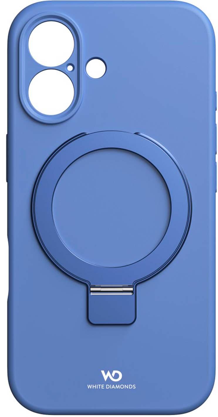 WHITE DIAMONDS Cover "Mag Urban Stand Case" für Apple iPhone 16, Blau