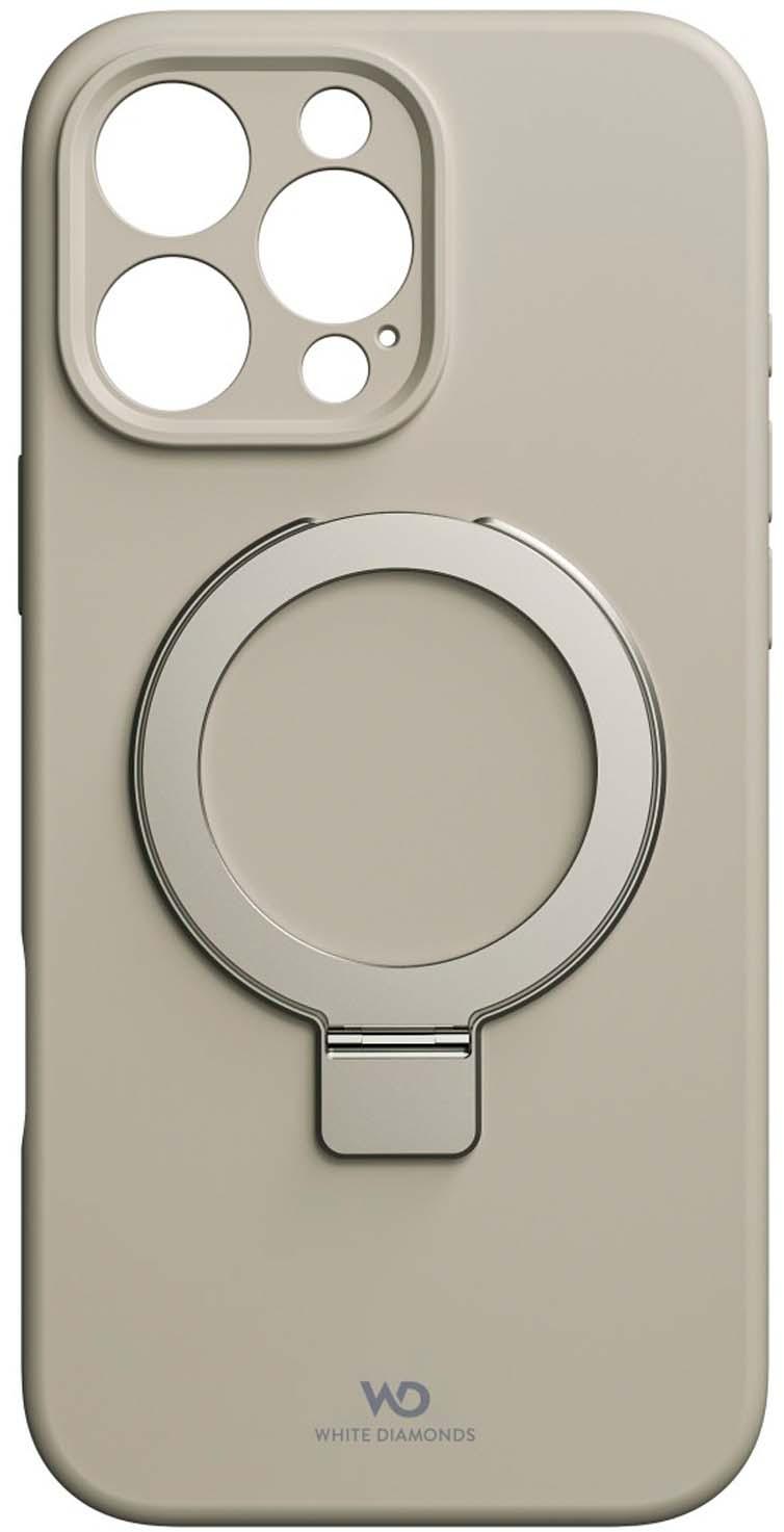 WHITE DIAMONDS Cover "Mag Urban Stand Case" für Apple iPhone 16 Pro Max, Sand