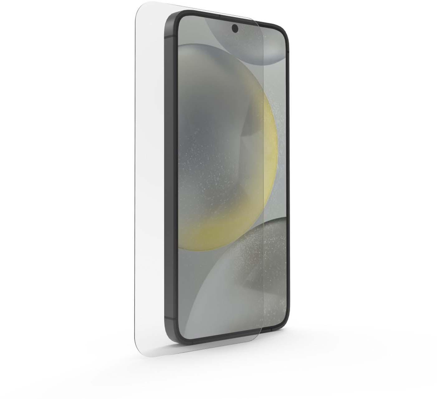 Produktbild HAMA Handy-Schutzglas "Clear Protect" für Samsung Galaxy S25, Montagehilfe 2 von 2