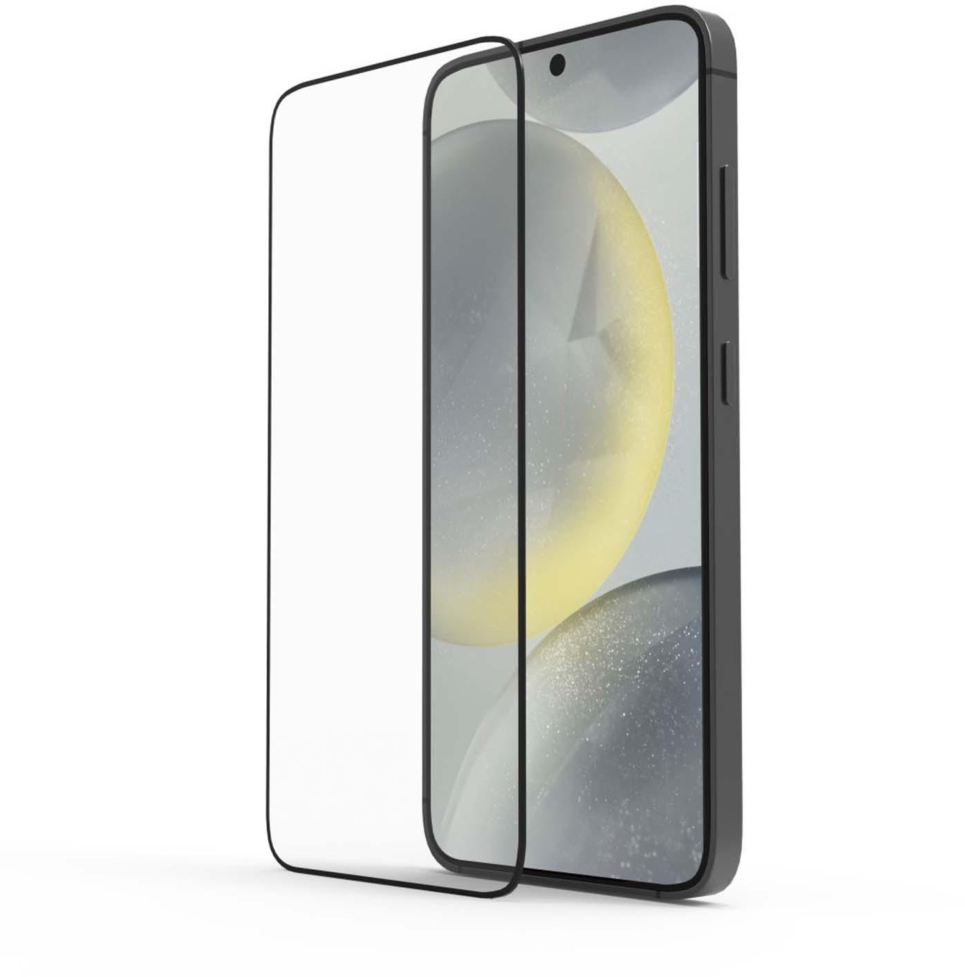 HAMA Handy-Schutzglas "Extreme Protect" für Samsung Galaxy S25, Montagehilfe