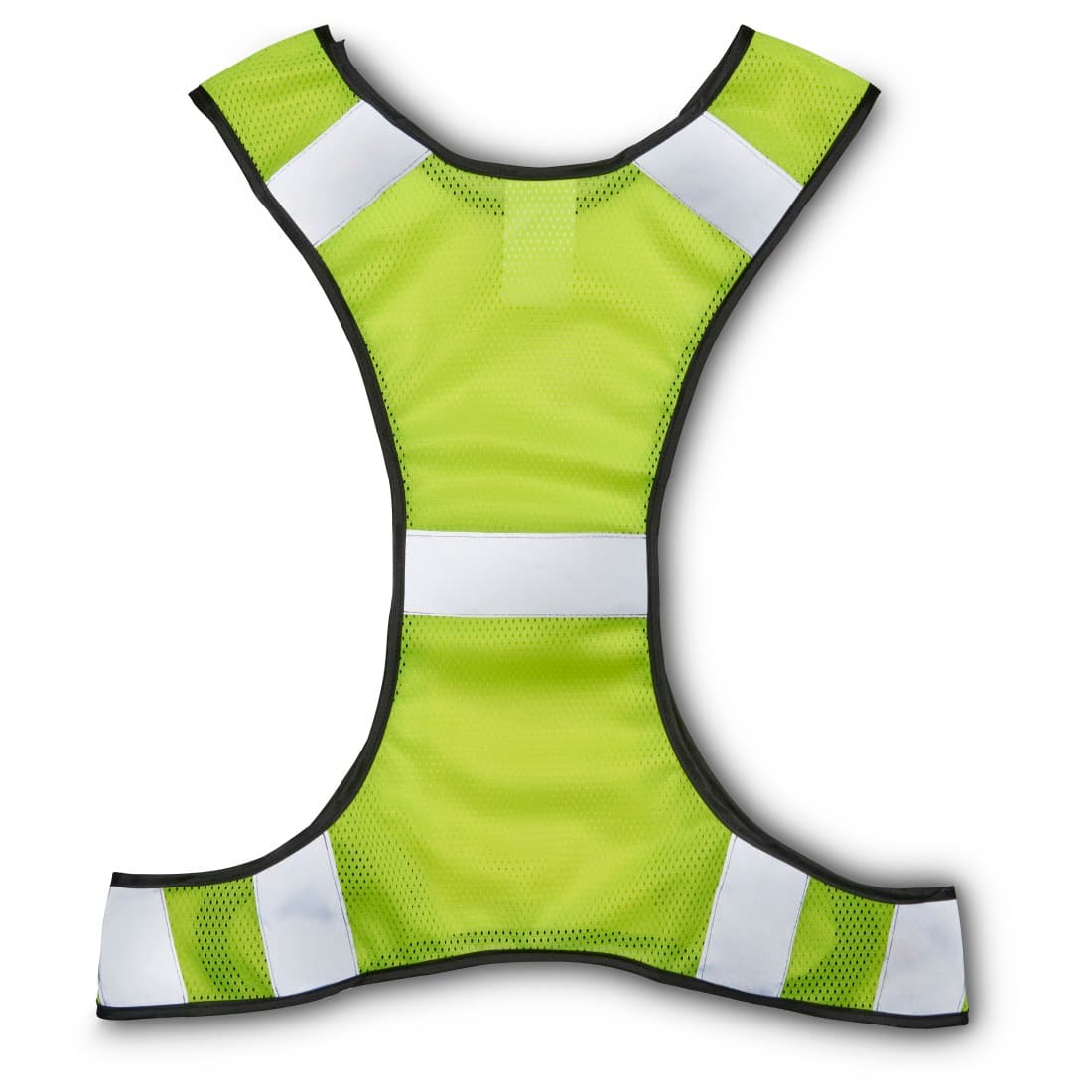 HAMA Reflektierende Laufweste f. Jogger, mit Tasche, größenverstellbar, Neongelb