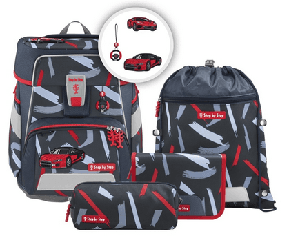 Step by Step Schulranzen-Set 5teilig Sports Car Mick
