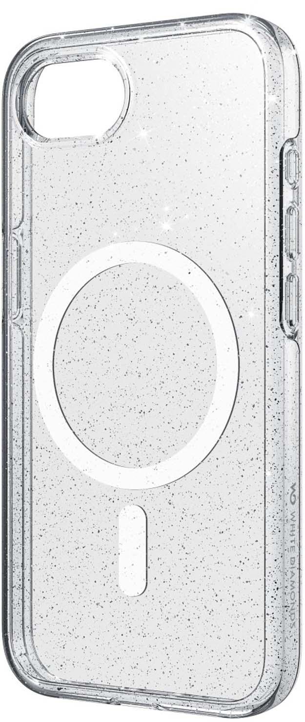 Produktbild WHITE DIAMONDS Cover "Mag Glitter Case" für Apple iPhone 16e, Transparent 2 von 2