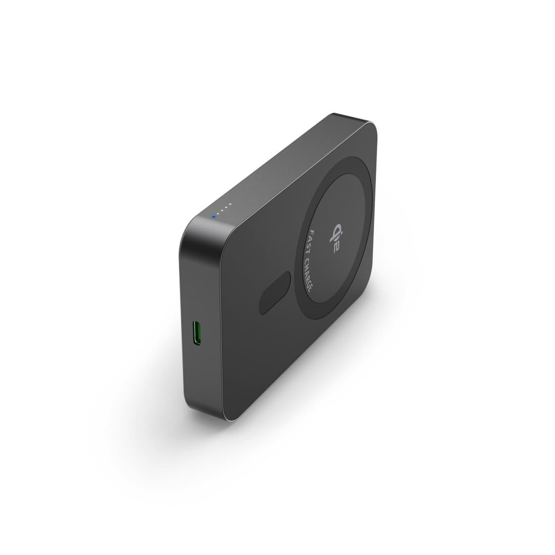 HAMA Qi2 Kabelloses Power Pack, 10000 mAh, magnetisch, induktiv Laden, Anthrazit