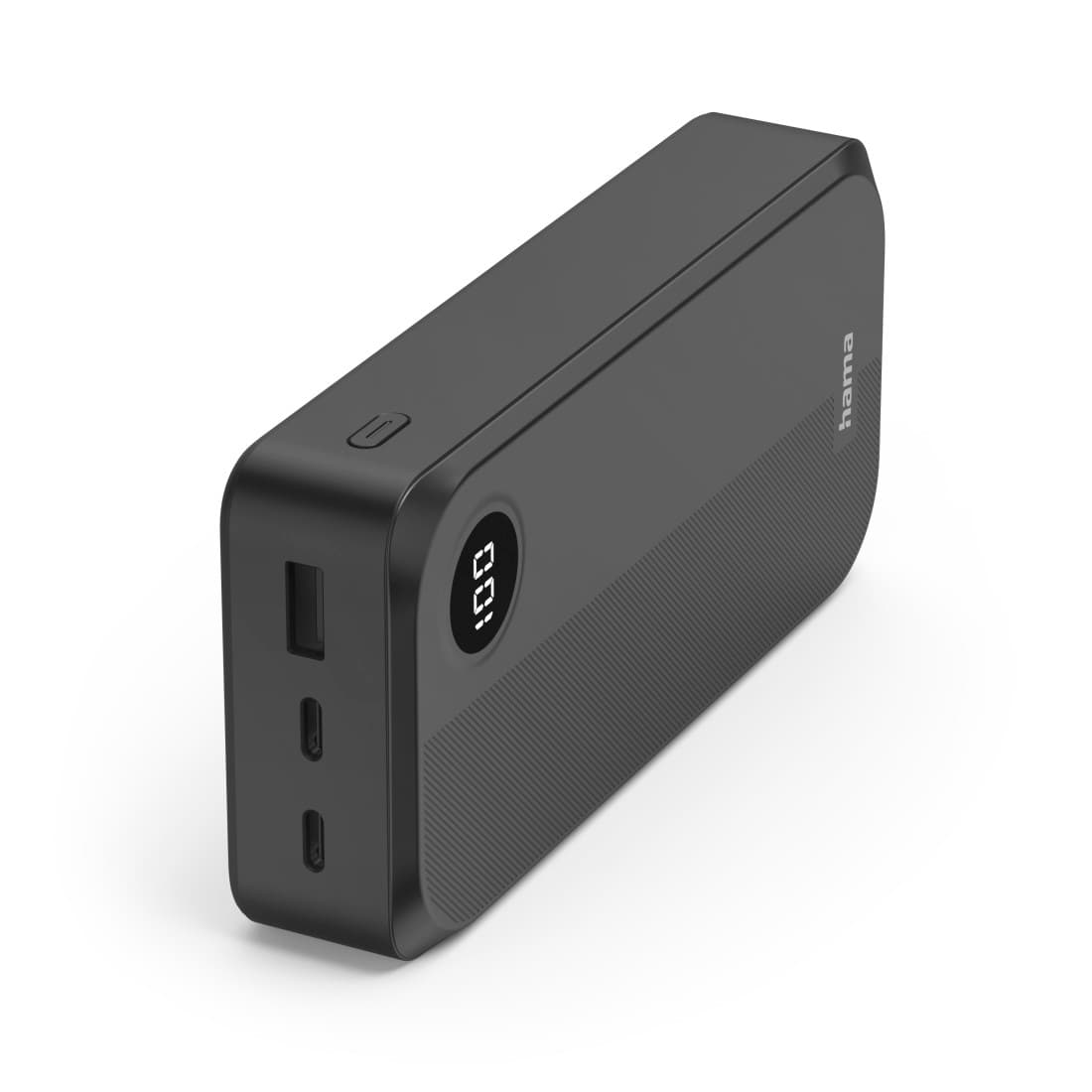 HAMA Power Pack, 20000mAh,  3 Ausgänge: 2x USB-C, 1x USB-A, Schwarz