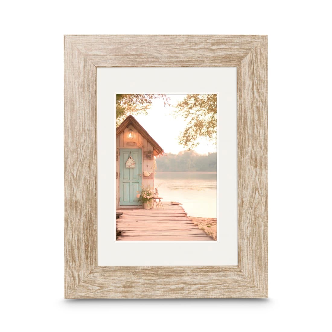 HAMA Kunststoffrahmen"Chalet", Braun-Grau, 10 x 15 cm