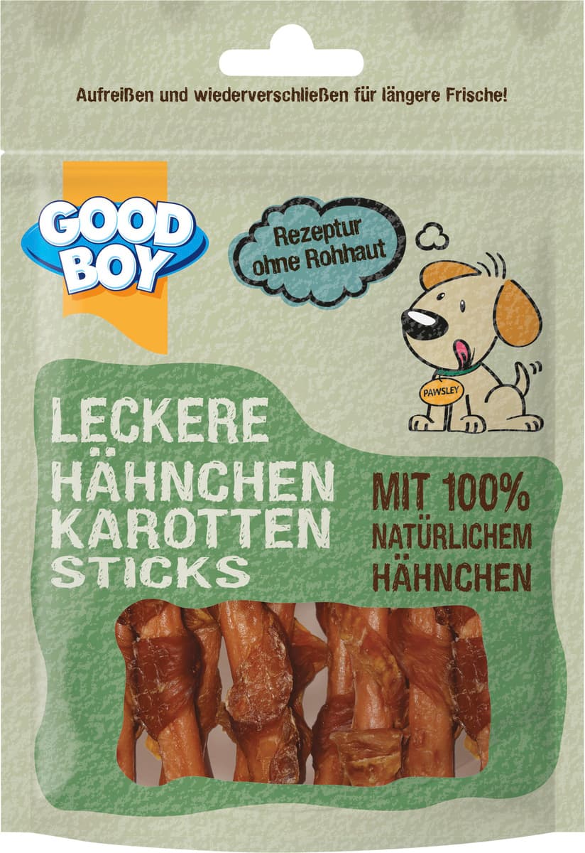 Good Boy Hundesnack Pawsley Hähnchen-Karotten-Sticks