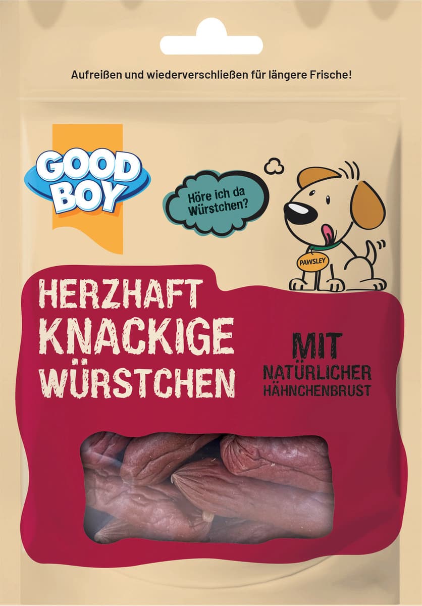 Good Boy Hundesnack Knackige Würstchen