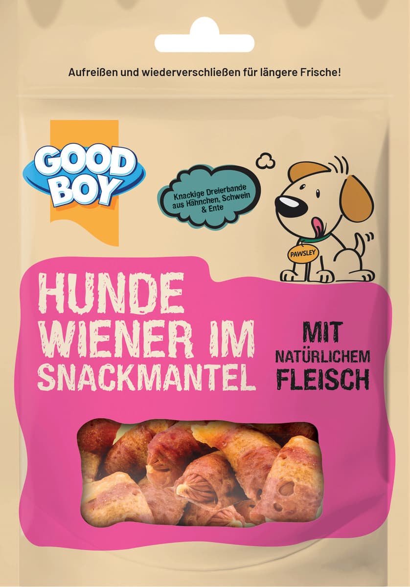 Good Boy Hundesnack Wiener im Snackmantel
