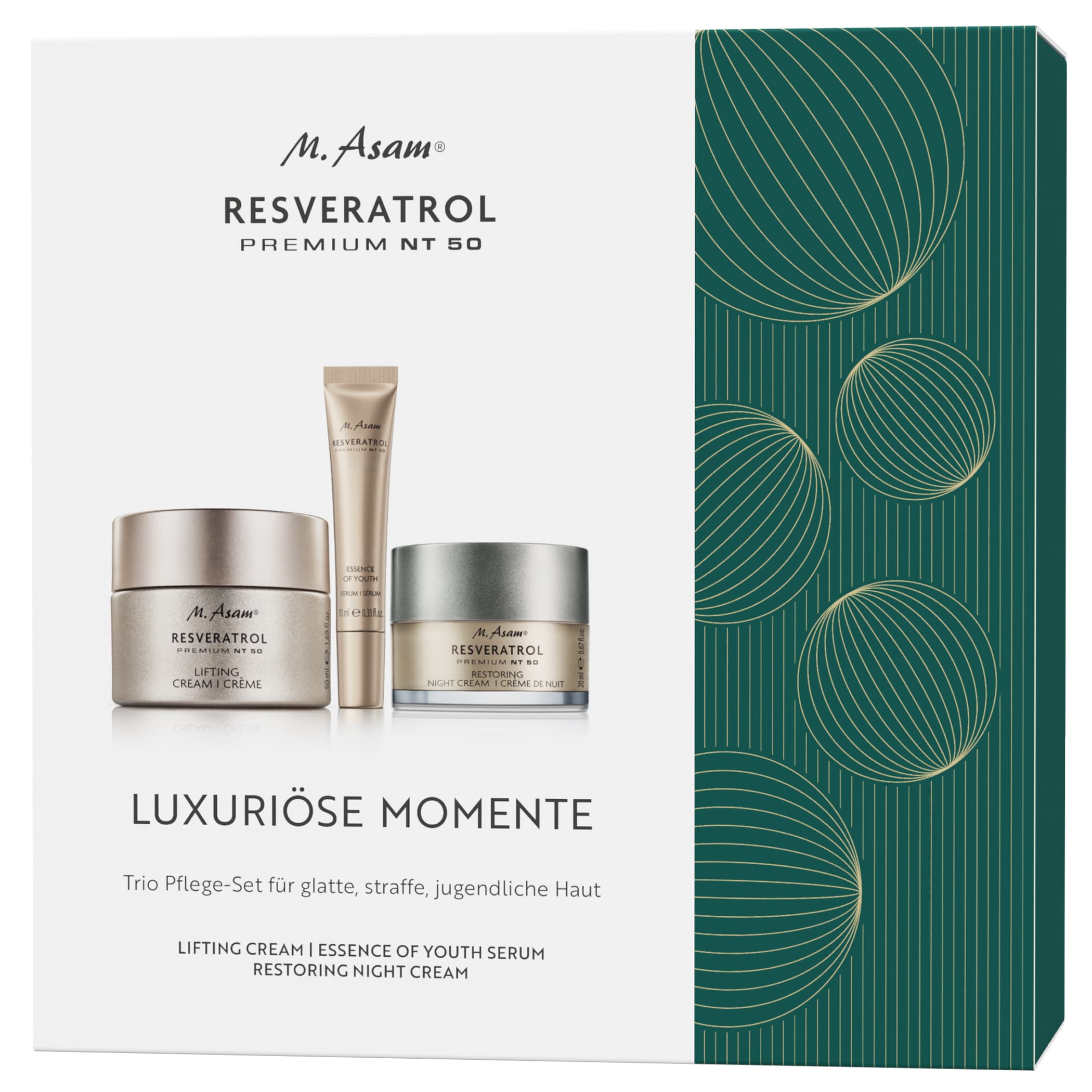 M. Asam® RESVERATROL PREMIUM NT50 Luxuriöse Momente Geschenkpackung