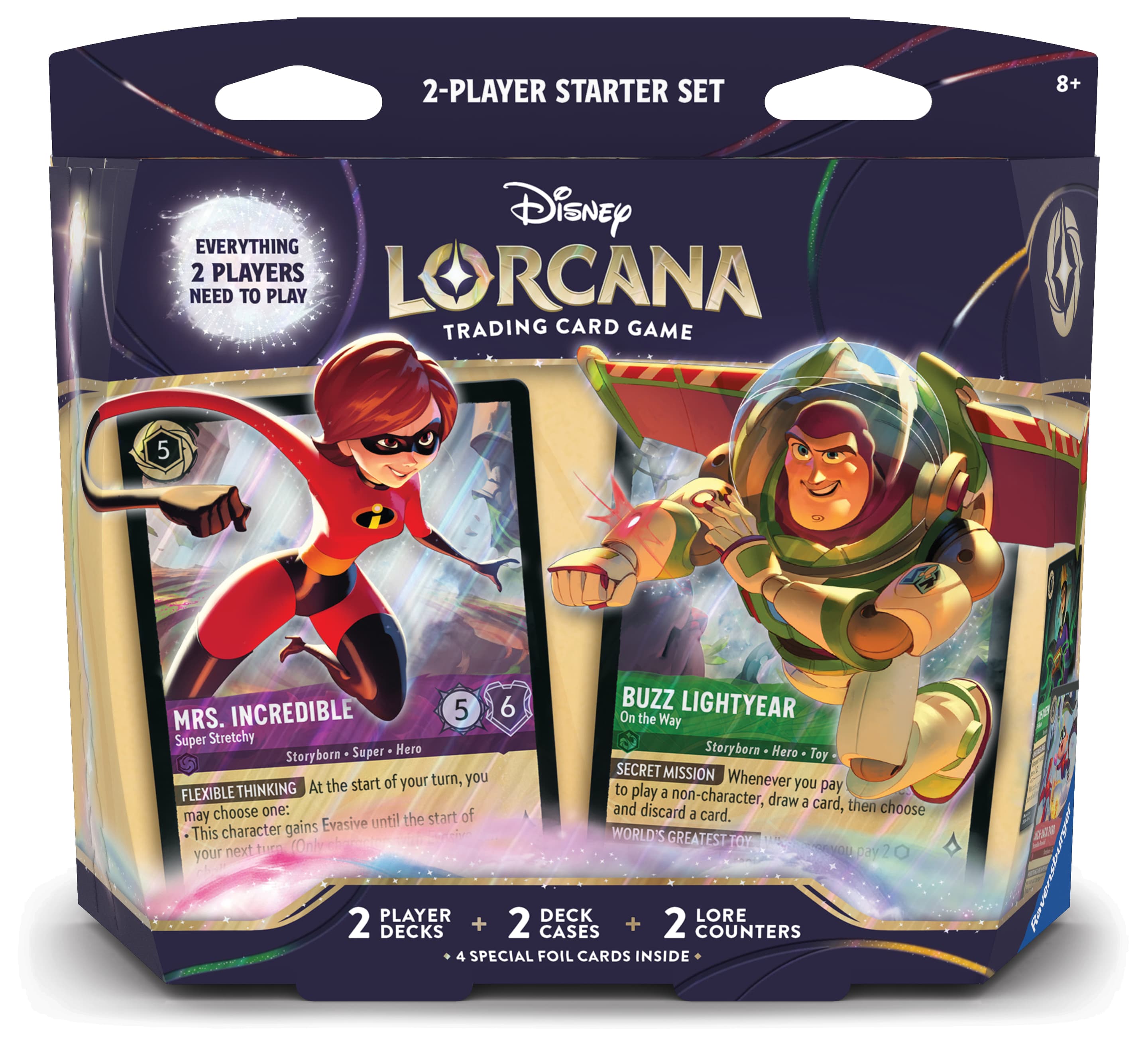 Disney Lorcana TCG: Unbekannte Wildnis - Zwei-Spieler-Starterdeck Englisch