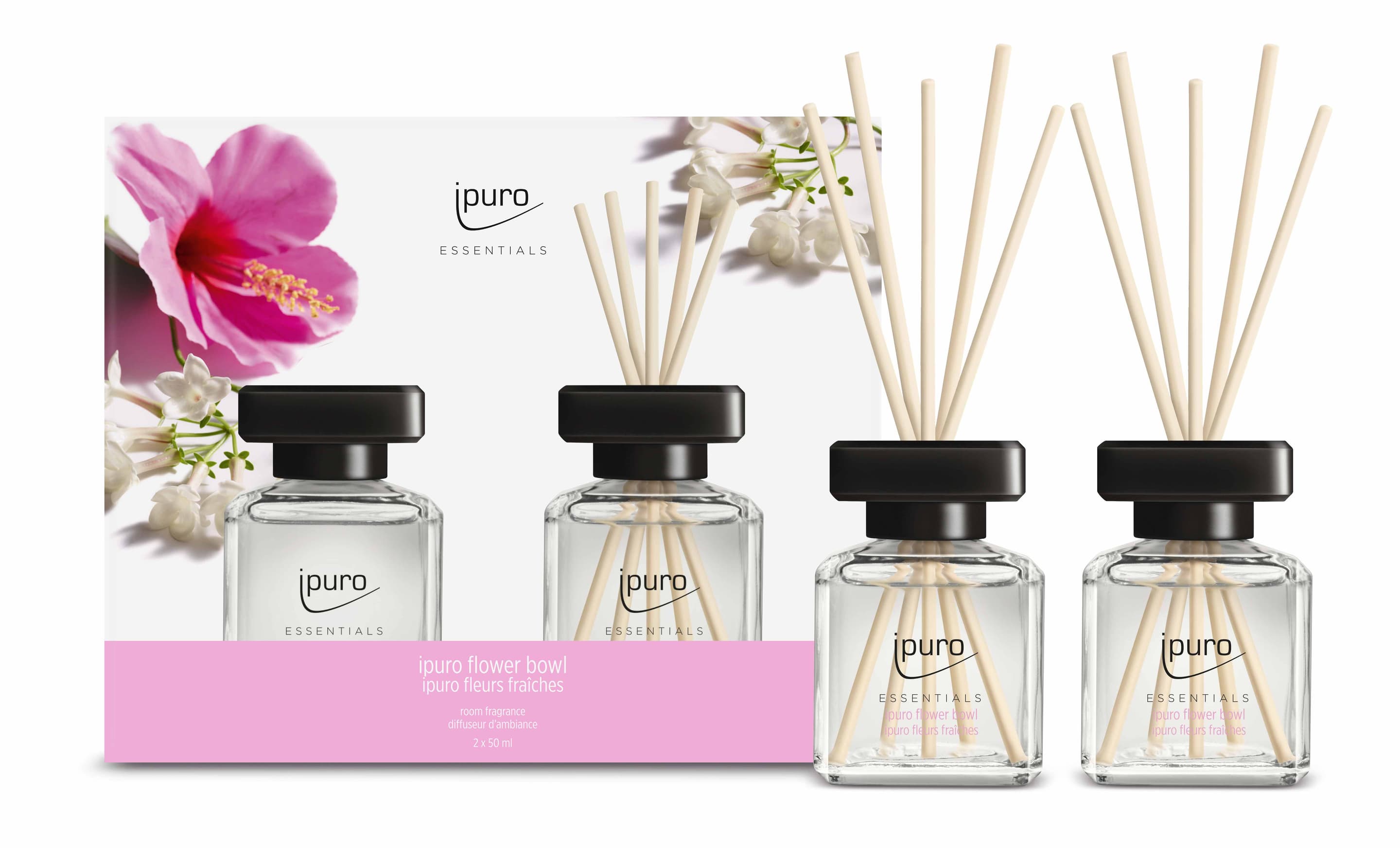 Ipuro Raumduft Essential Flower Bowl Set