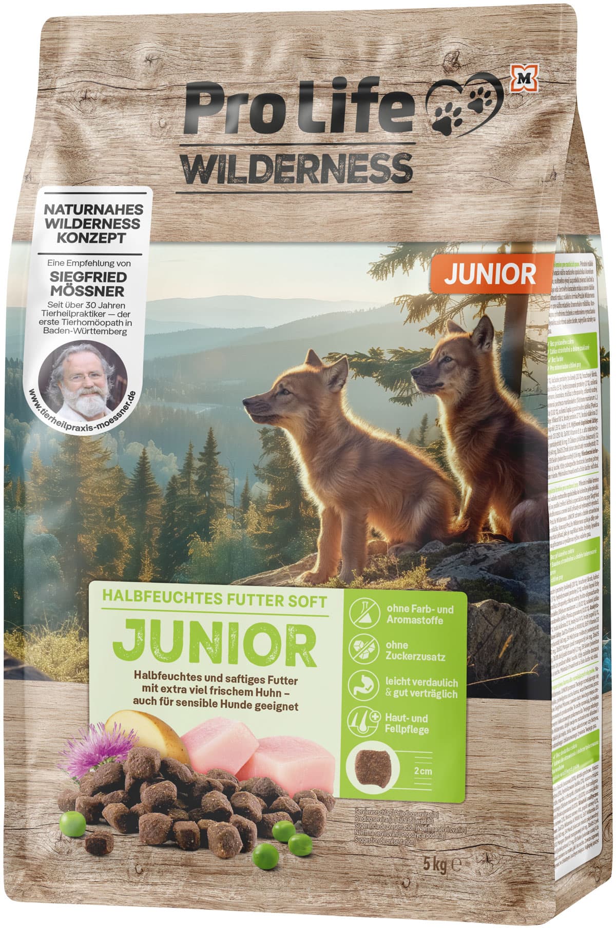 Pro Life Hund Trockenfutter Soft Mössner Junior 5 KG
