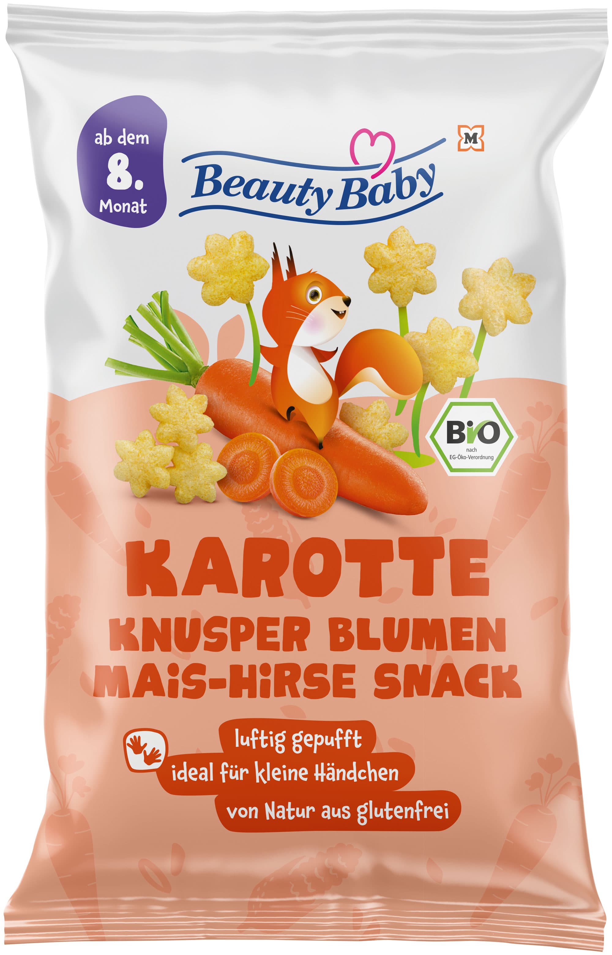 Beauty Baby Bio Mais-Hirse Snack mit Karotte