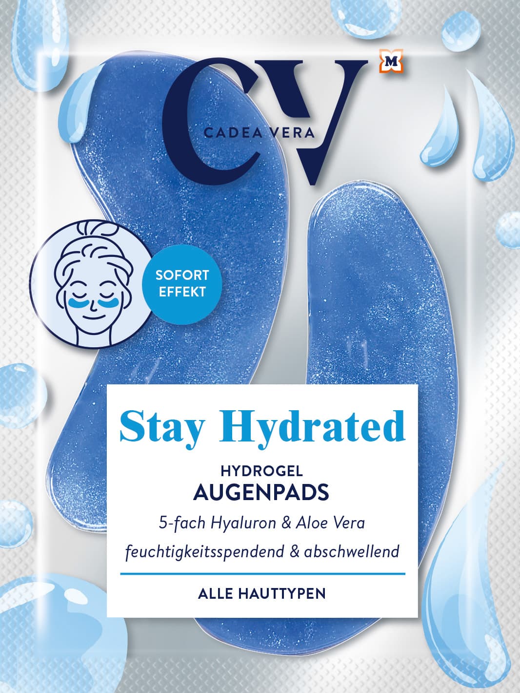 CV Augenpads Hydrogel Stay Hydrated