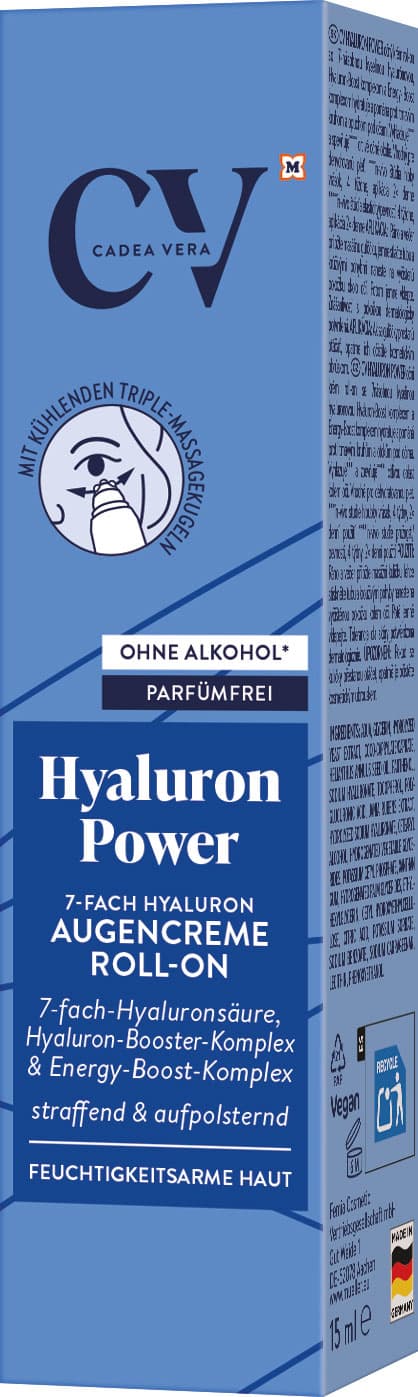 CV Hyaluron Power 7-fach Hyaluron Augencreme Roll-on