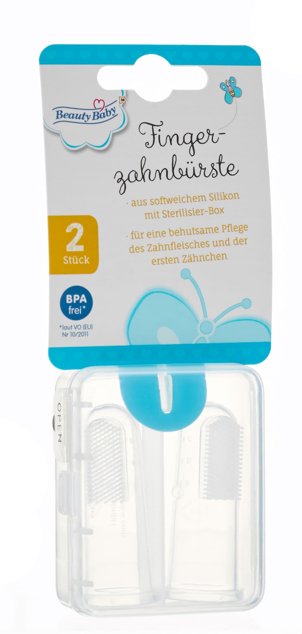 Beauty Baby Fingerzahnbürste 2er Pack