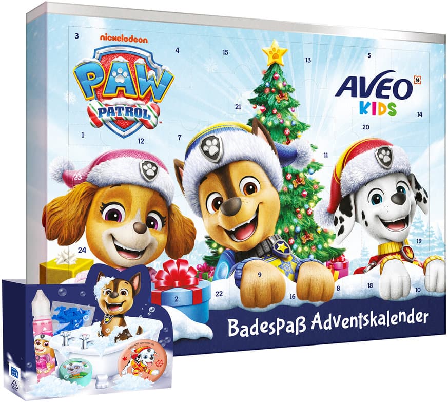 AVEO Kids Paw Patrol Badespaß Adventskalender