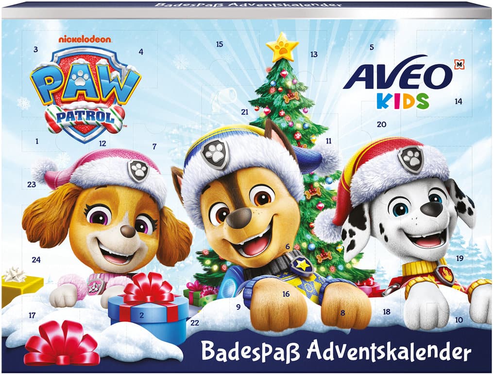 AVEO Kids Paw Patrol Badespaß Adventskalender