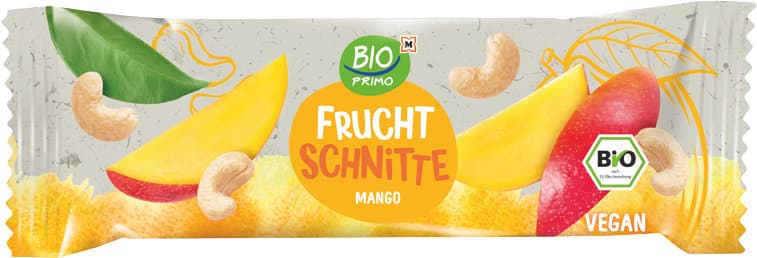 BIO PRIMO Bio Mango Fruchtschnitte 