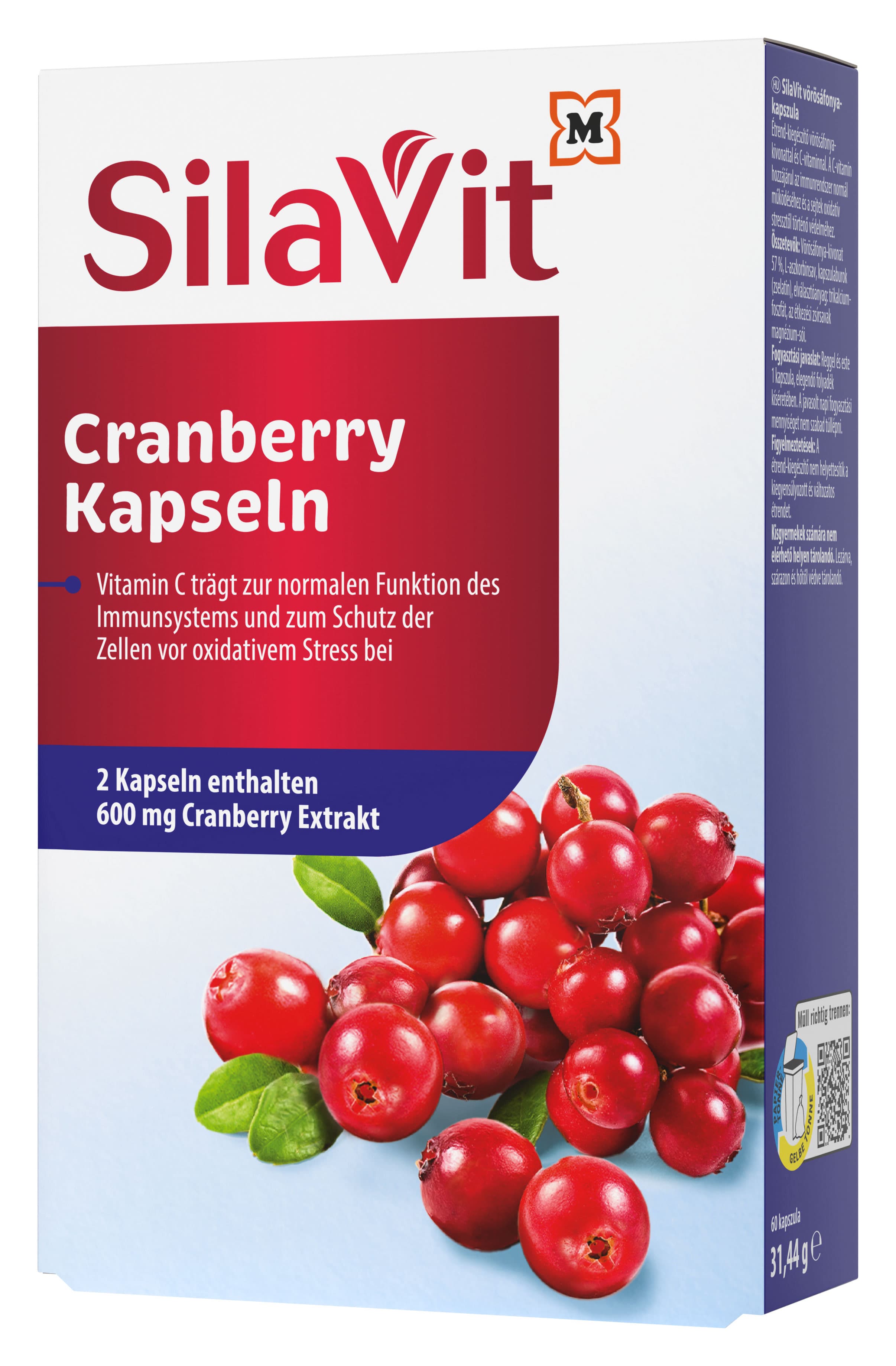 SilaVit Cranberry Kapseln
