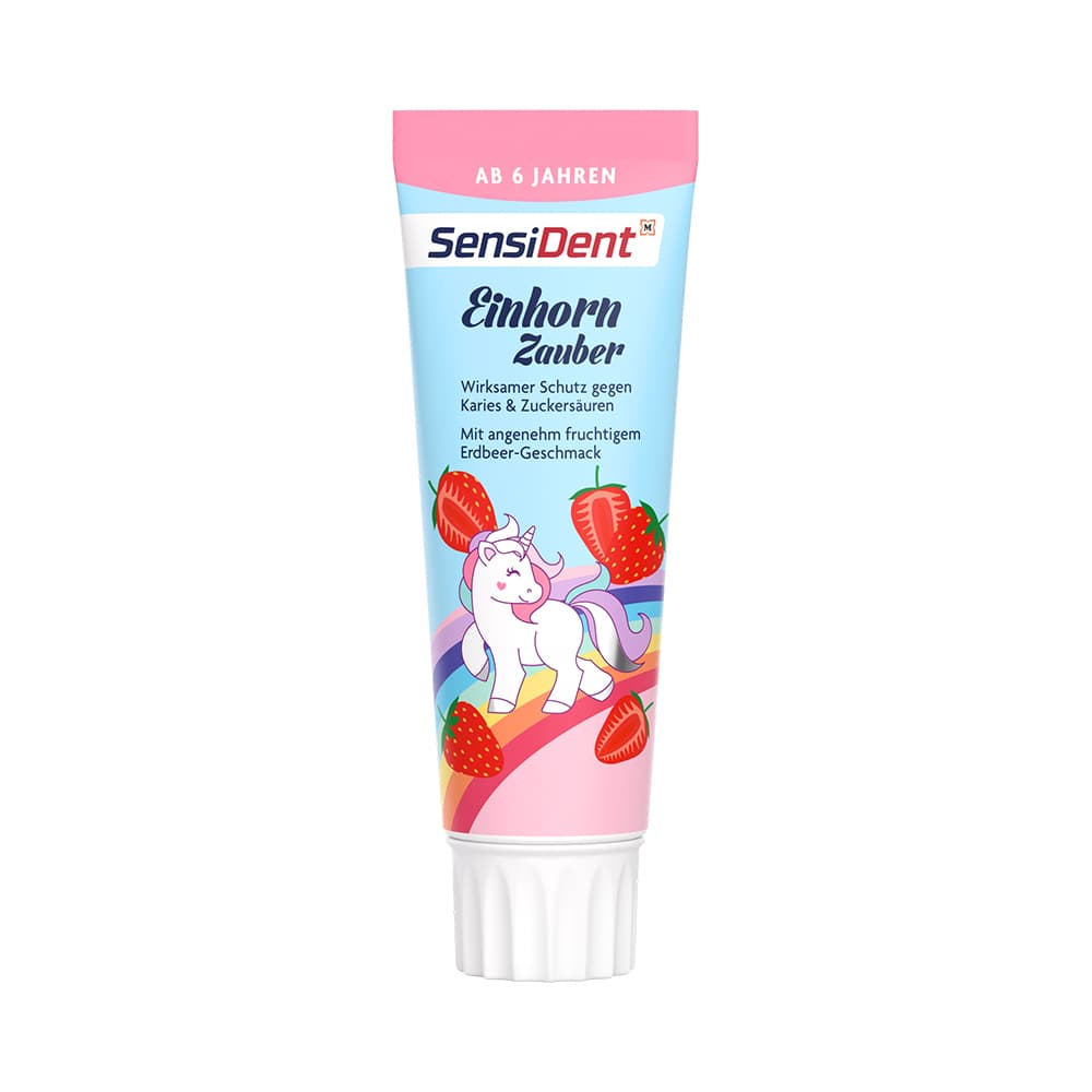 SensiDent Zahncreme Einhorn Zauber