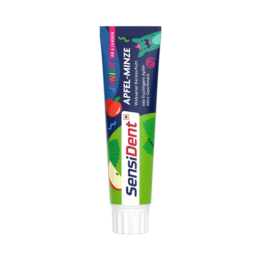 SensiDent Zahncreme Junior Apfel Minze
