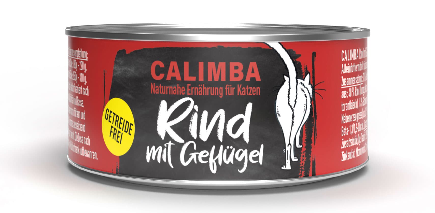 CALIMBA Katzennassfutter Rind mit Geflügel Dose